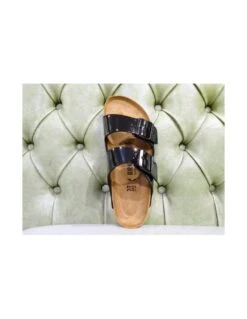 Sandali Birkenstock Arizona Nero Lucido