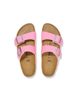 Sandali Birkenstock Doppia Fascia, Rosa Lucido -Stile pelletteria sandali birkenstock doppia fascia rosa lucido 5