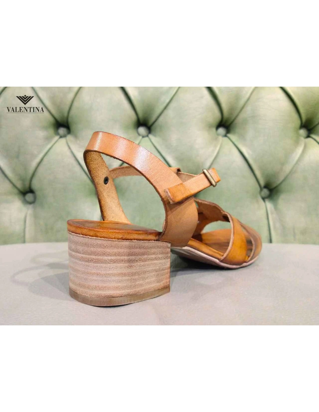 Sandali Color Cuoio Con Tacco 5 Sandali Color Cuoio Con Tacco - immagine 3