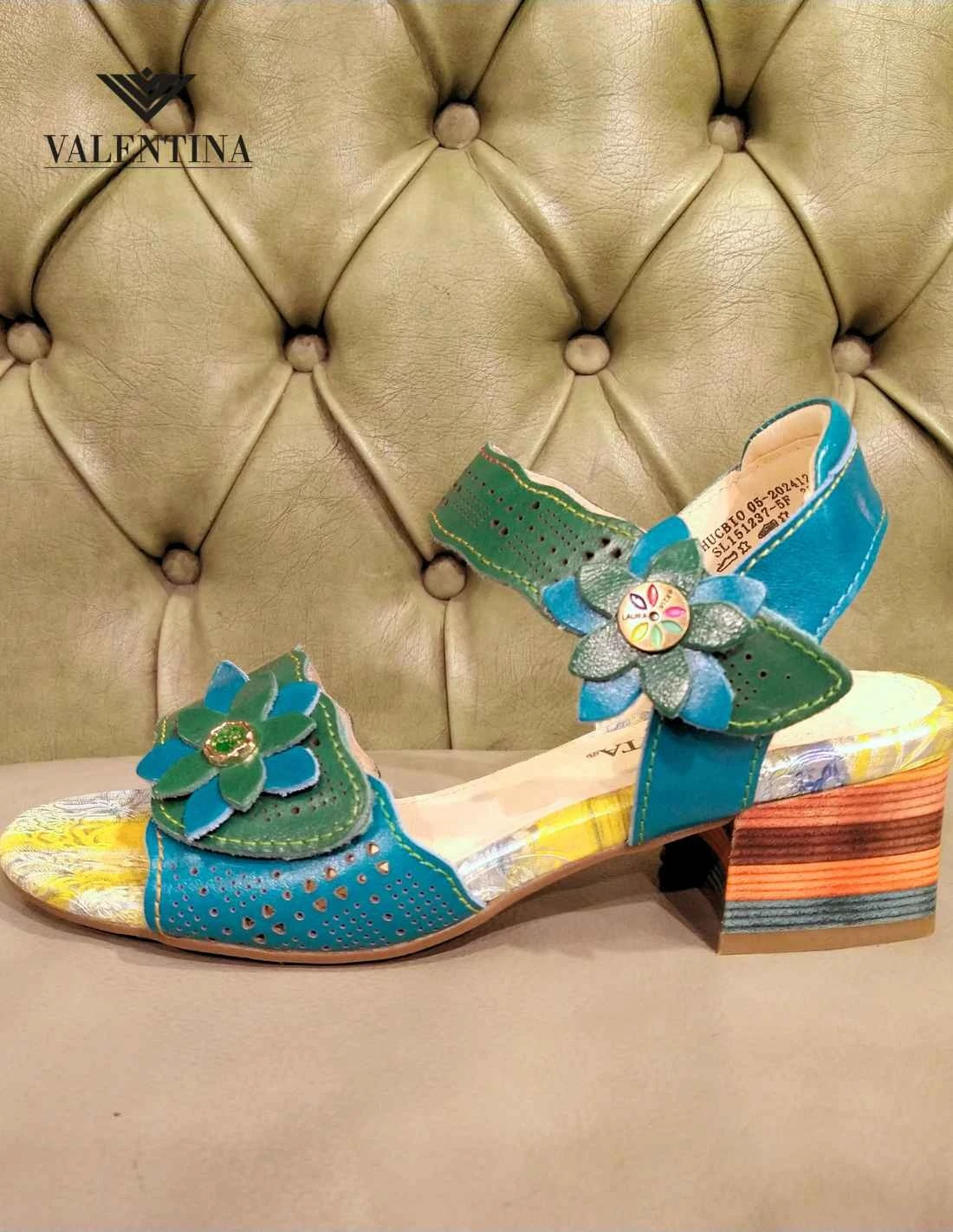 Laura Vita Sandali Colorati Con Tacco Comodo 4 Laura Vita Sandali Colorati Con Tacco Comodo - immagine 2