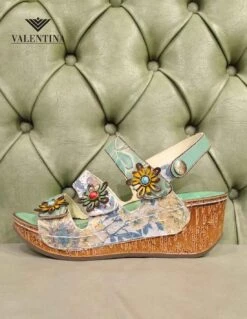 Laura Vita Sandali Colorati Con Zeppa