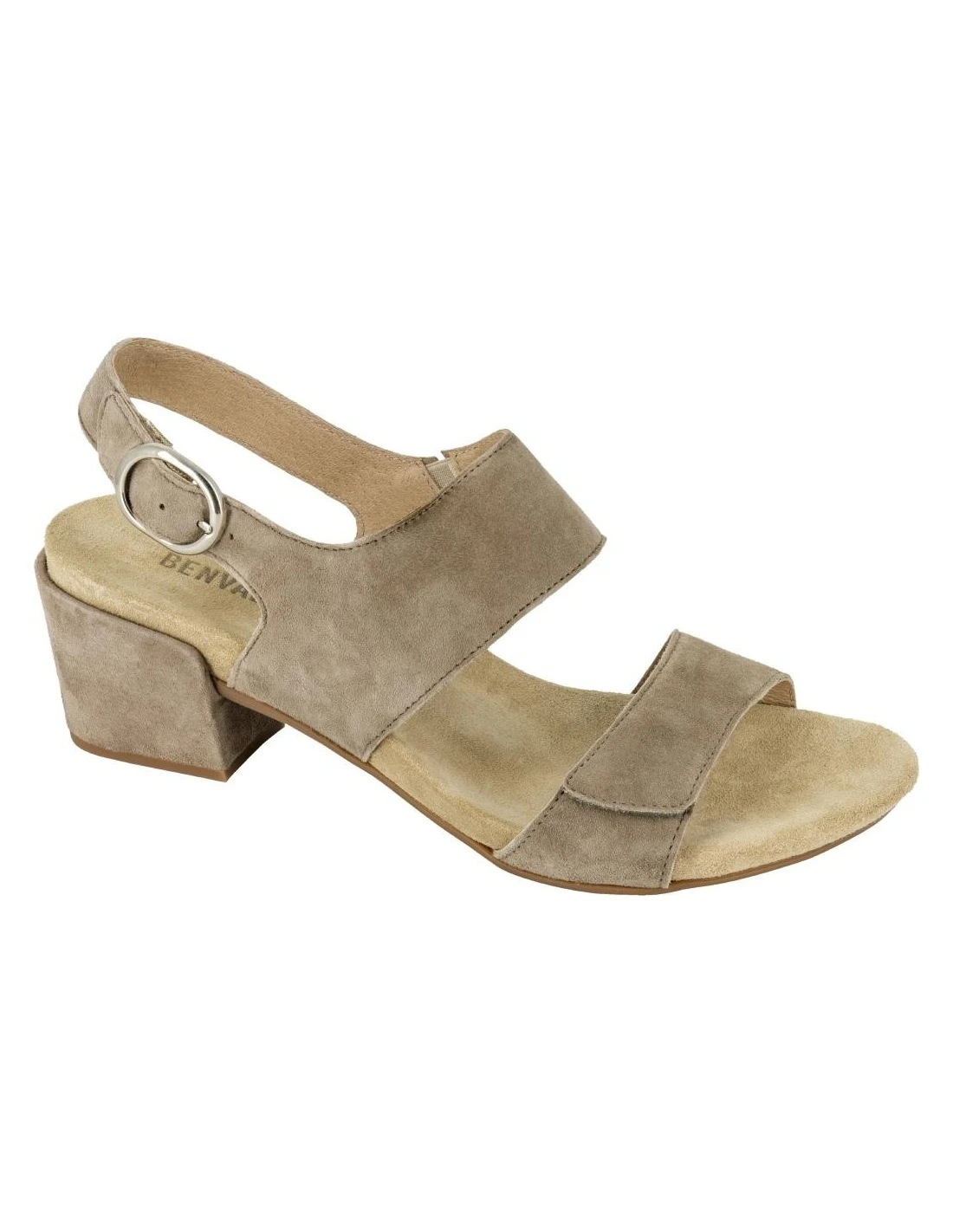 Sandali Comodi In Camoscio Beige 4 Sandali Comodi In Camoscio Beige - immagine 2