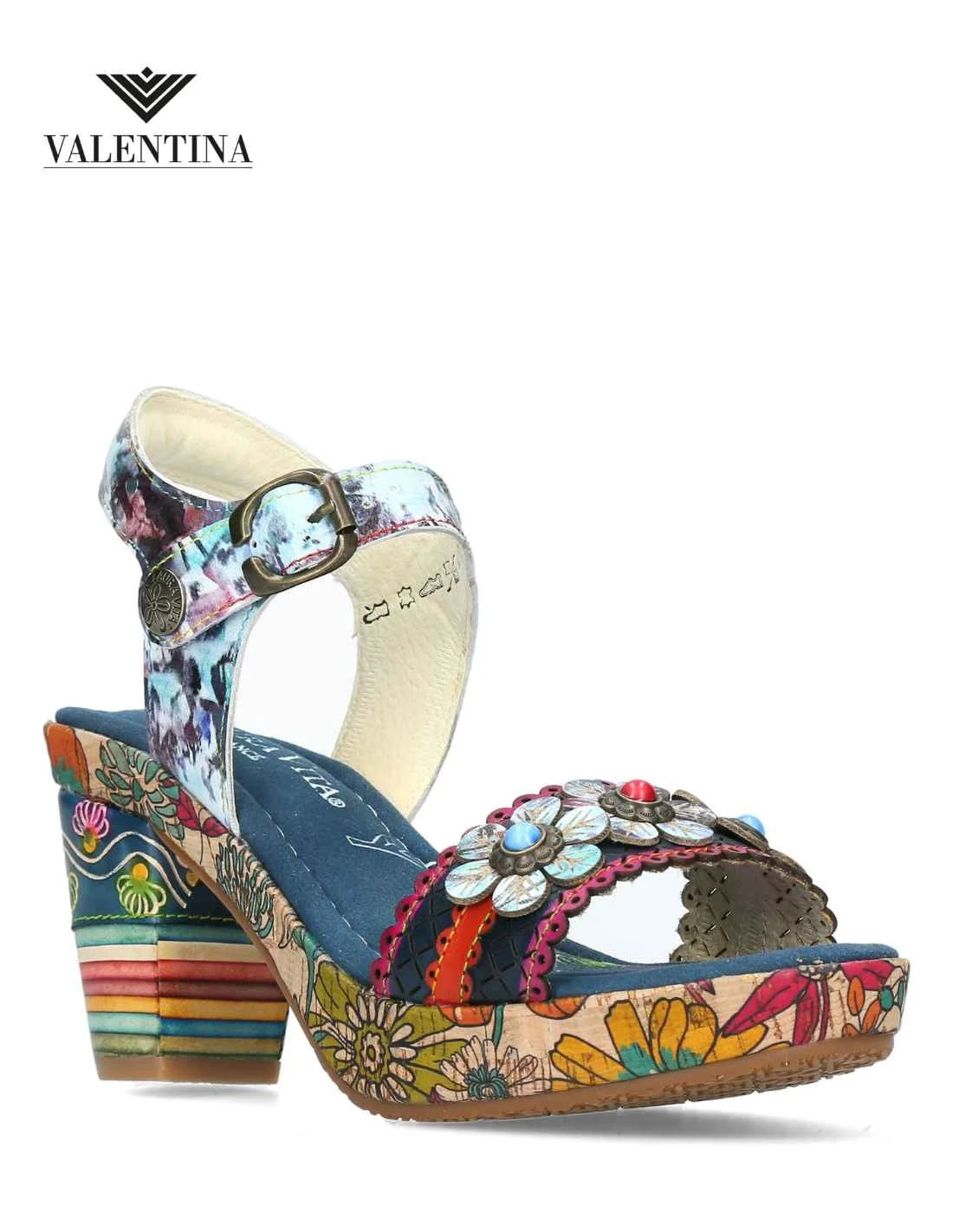 Laura Vita Sandali Con Fiori Applicati E Con Tacco Alto 6 Laura Vita Sandali Con Fiori Applicati E Con Tacco Alto - immagine 4