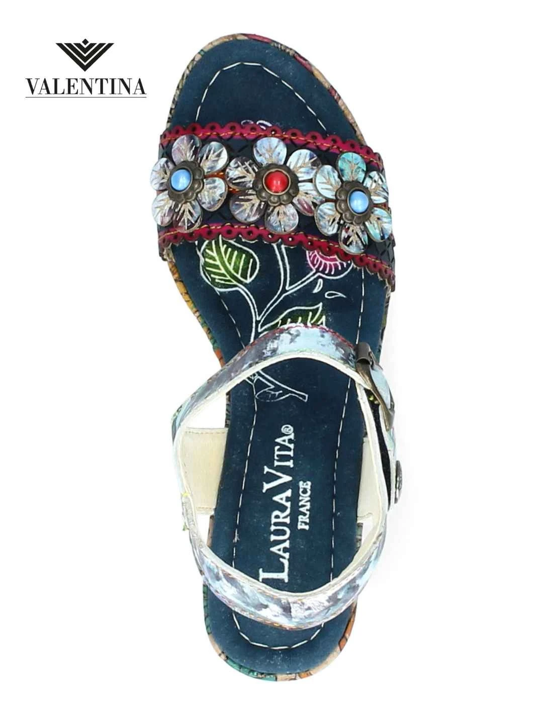 Laura Vita Sandali Con Fiori Applicati E Con Tacco Alto 7 Laura Vita Sandali Con Fiori Applicati E Con Tacco Alto - immagine 5