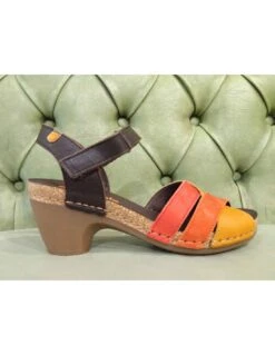 Sandali Con Tacco In Gomma