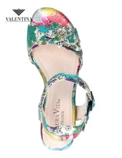 Laura Vita Sandali Con Tacco Trasparente -Stile pelletteria sandali con tacco trasparente 4