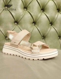 Sandali Con Zeppa Comodi, Tamaris 10 Sandali Con Zeppa Comodi, Tamaris -Stile pelletteria sandali con zeppa comodi tamaris 1