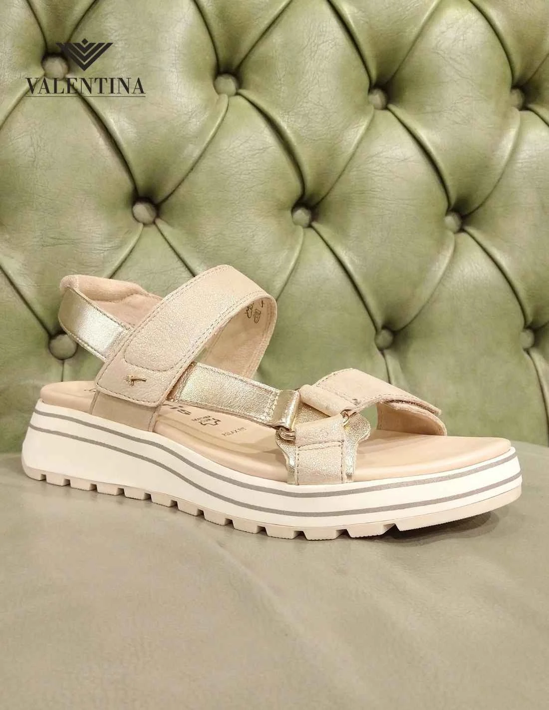 Sandali Con Zeppa Comodi, Tamaris 4 Sandali Con Zeppa Comodi, Tamaris - immagine 2