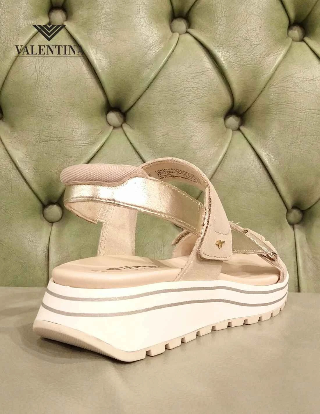 Sandali Con Zeppa Comodi, Tamaris 5 Sandali Con Zeppa Comodi, Tamaris - immagine 3