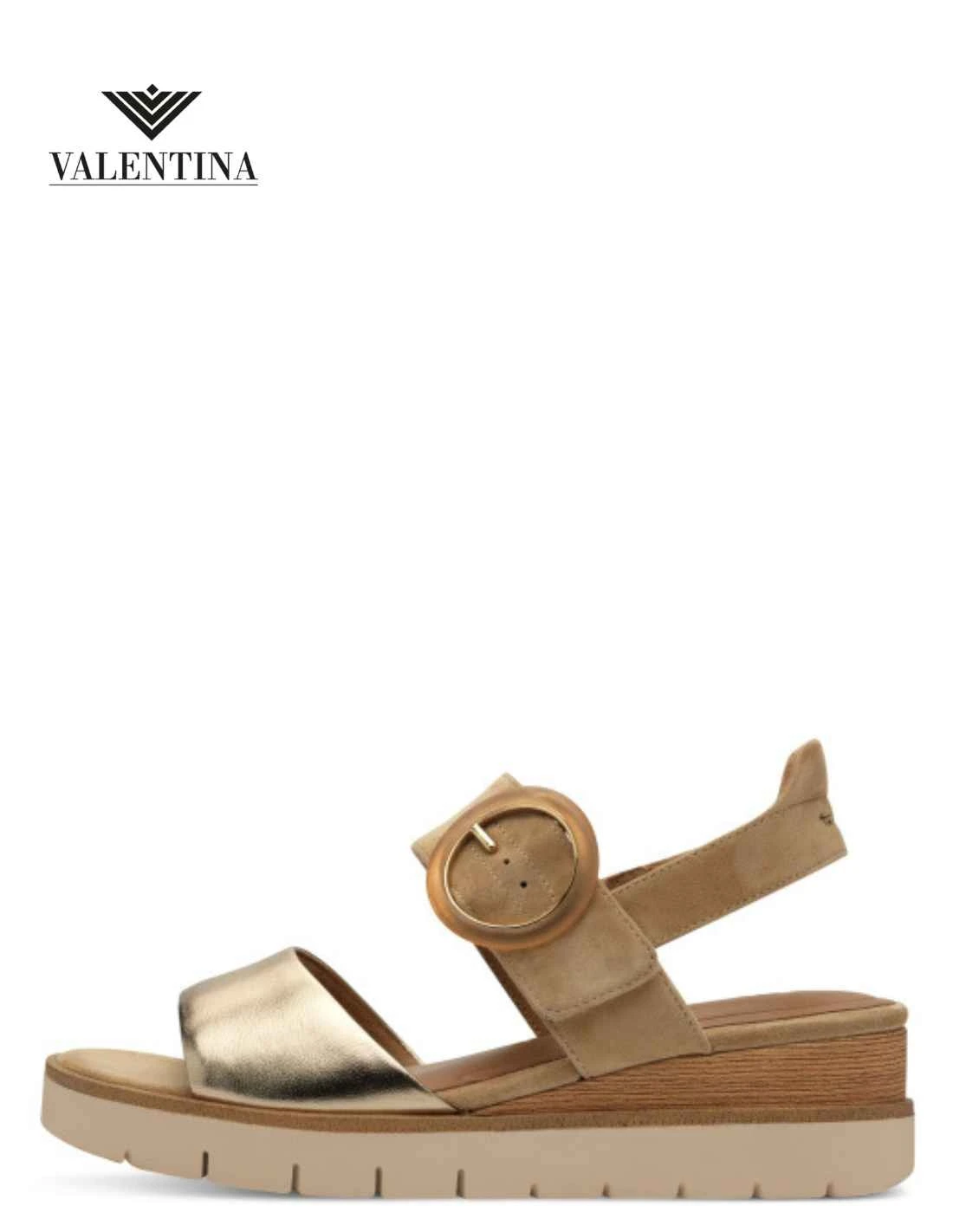 Tamaris Sandali Con Zeppa, In Vera Pelle 6 Tamaris Sandali Con Zeppa, In Vera Pelle - immagine 4