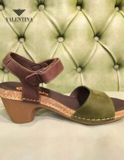 Sandali Da Donna Con Tacco Medio -Stile pelletteria sandali da donna con tacco medio 2