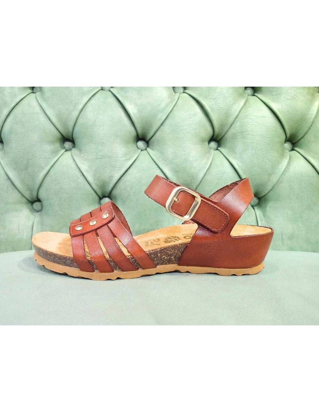 Yokono Sandali Da Donna Con Zeppe, Marroni 5 Yokono Sandali Da Donna Con Zeppe, Marroni - immagine 3