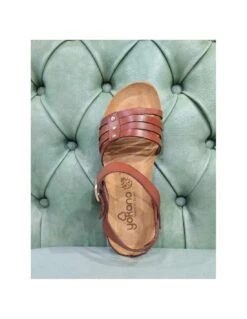 Yokono Sandali Da Donna Con Zeppe, Marroni