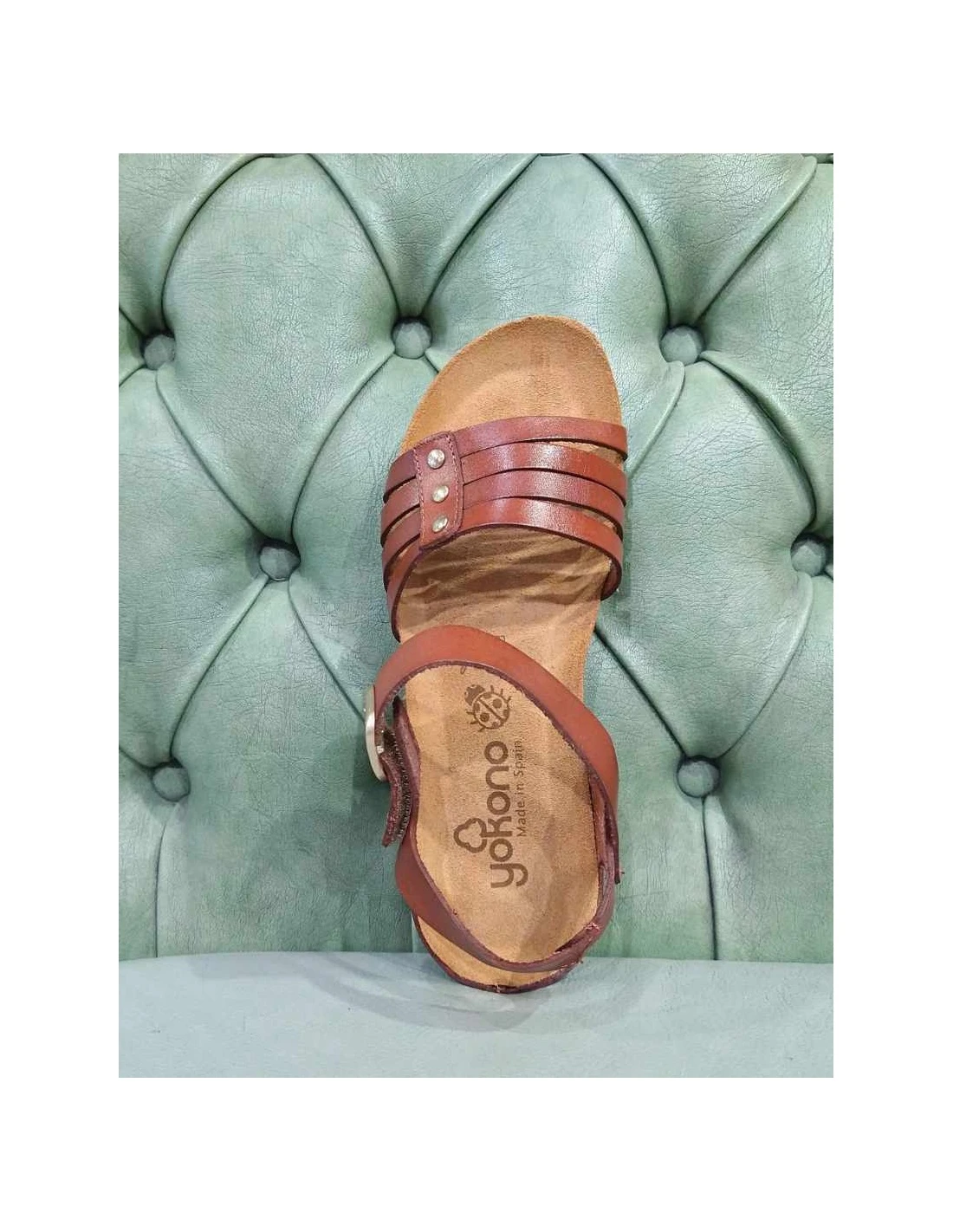 Yokono Sandali Da Donna Con Zeppe, Marroni 3 Yokono Sandali Da Donna Con Zeppe, Marroni