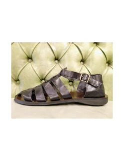 Sandali Da Uomo In Cuoio -Stile pelletteria sandali da uomo in cuoio 2