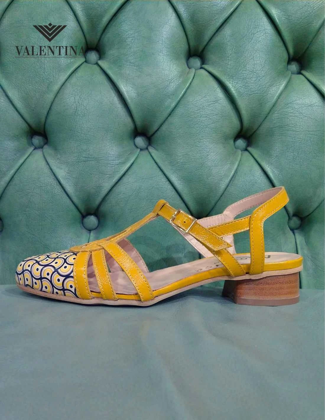 Sandali Donna Chiusi Davanti Con Tacco Basso 4 Sandali Donna Chiusi Davanti Con Tacco Basso - immagine 2