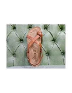 Yokono Sandali Infradito Cuoio Da Donna In Pelle