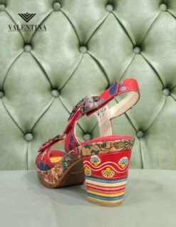 Sandali Laura Vita, Con Tacco, Decorati E Colorati -Stile pelletteria sandali laura vita 2