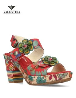 Sandali Laura Vita, Con Tacco, Decorati E Colorati -Stile pelletteria sandali laura vita 4