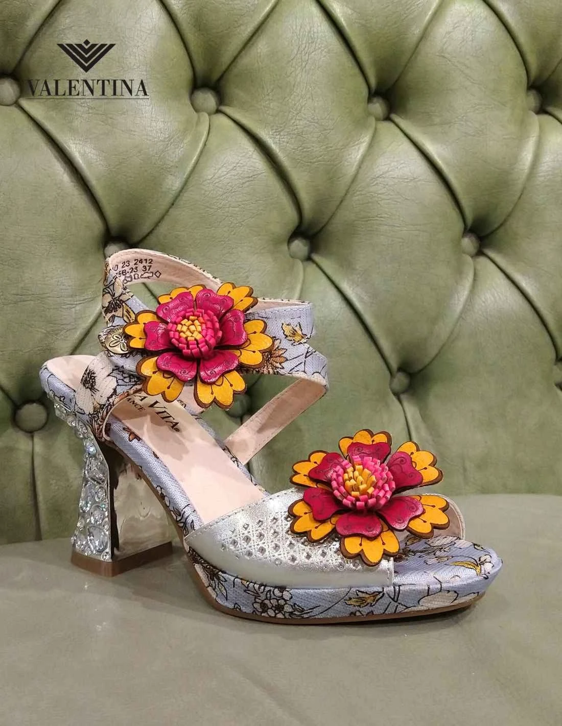 Laura Vita Sandali Spuntati Con Tacco Gioiello 4 Laura Vita Sandali Spuntati Con Tacco Gioiello - immagine 2