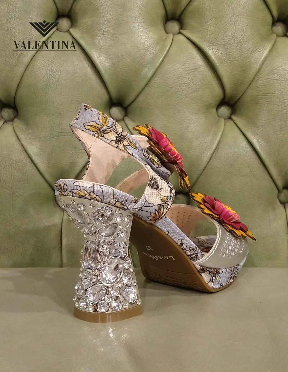 Laura Vita Sandali Spuntati Con Tacco Gioiello 5 Laura Vita Sandali Spuntati Con Tacco Gioiello - immagine 3