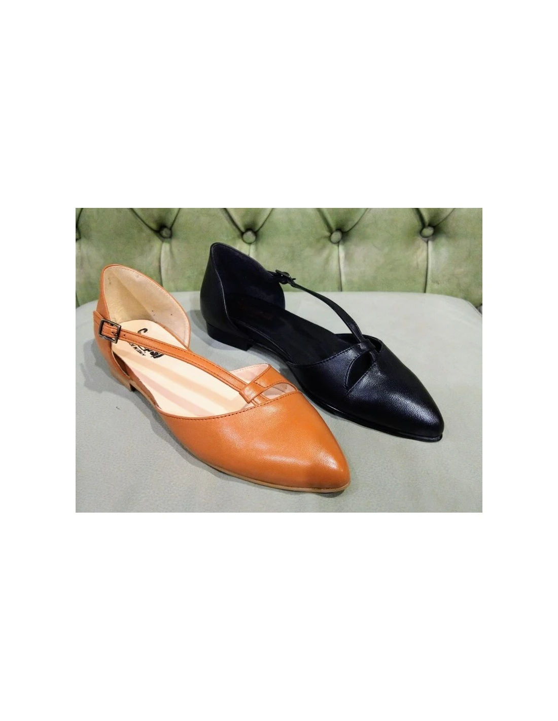 Scarpe Basse A Punta, In Pelle 7 Scarpe Basse A Punta, In Pelle - immagine 5