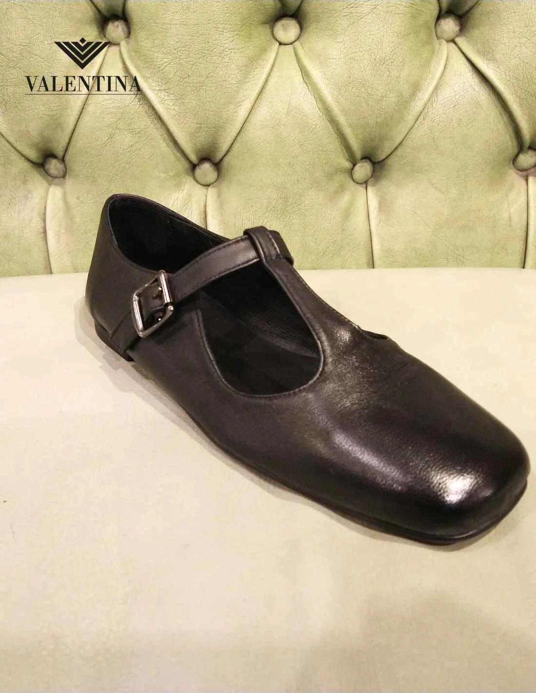 Scarpe Basse Con T-bar, Da Donna, In Pelle 4 Scarpe Basse Con T-bar, Da Donna, In Pelle - immagine 2