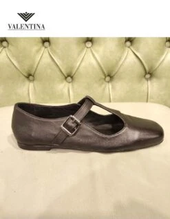 Scarpe Basse Con T-bar, Da Donna, In Pelle 7 Scarpe Basse Con T-bar, Da Donna, In Pelle -Stile pelletteria scarpe basse con t bar da donna 2