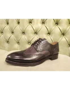 Scarpe Bicolore Eleganti Da Uomo -Stile pelletteria scarpe bicolore eleganti da uomo 1