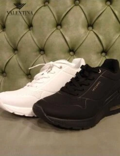 Skechers Scarpe Da Ginnastica Con La Zeppa -Stile pelletteria scarpe da ginnastica con la zeppa 10