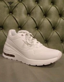 Skechers Scarpe Da Ginnastica Con La Zeppa -Stile pelletteria scarpe da ginnastica con la zeppa 7