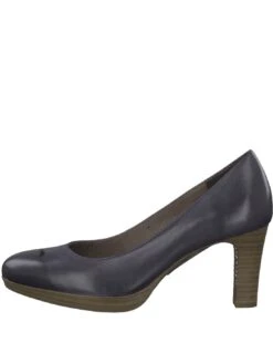 Tamaris Scarpe Decolte Blu In Pelle 10 Tamaris Scarpe Decolte Blu In Pelle -Stile pelletteria scarpe decolte blu in pelle 2