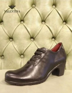 Scarpe Donna Stringate Con Tacco