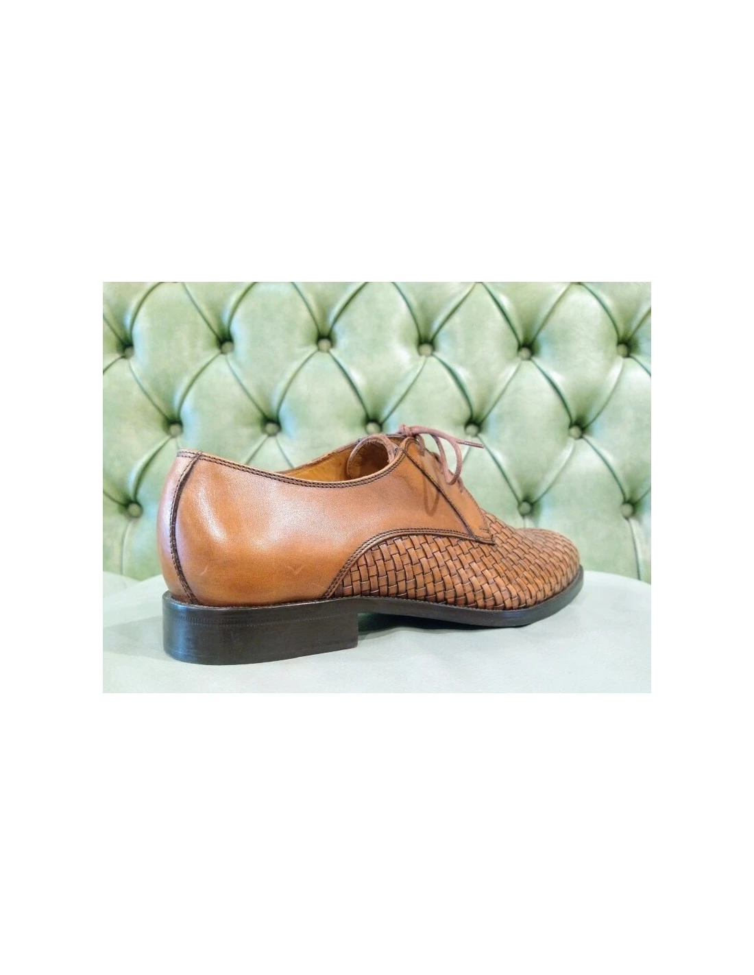 Scarpe In Pelle Intrecciata Da Uomo, Mercanti Fiorentini 5 Scarpe In Pelle Intrecciata Da Uomo, Mercanti Fiorentini - immagine 3