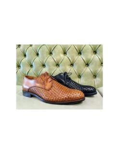 Scarpe In Pelle Intrecciata Da Uomo, Mercanti Fiorentini 9 Scarpe In Pelle Intrecciata Da Uomo, Mercanti Fiorentini -Stile pelletteria scarpe in pelle intrecciata da uomo mercanti fiorentini 3