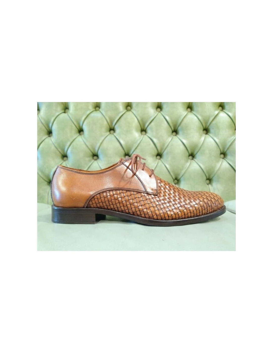 Scarpe In Pelle Intrecciata Da Uomo, Mercanti Fiorentini 3 Scarpe In Pelle Intrecciata Da Uomo, Mercanti Fiorentini