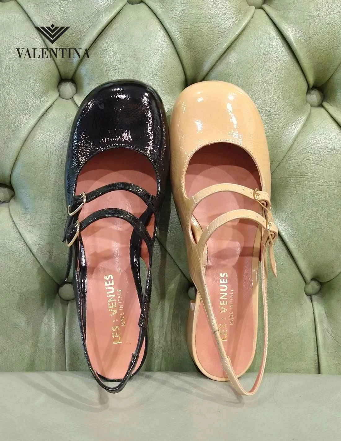 Scarpe In Vernice Con Cinturini In Pelle 7 Scarpe In Vernice Con Cinturini In Pelle - immagine 5