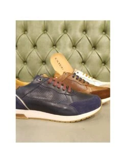 Sneakers Da Uomo In Pelle -Stile pelletteria sneakers da uomo in pelle 2