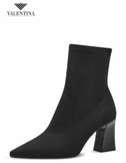 Tamaris Stivaletti A Calzino, Con Tacco -Stile pelletteria stivaletti a calzino con tacco 6