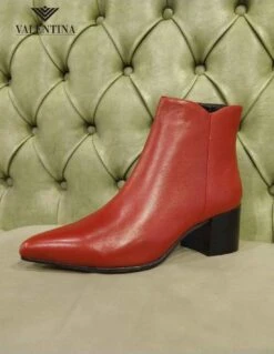 Stivaletti A Punta Da Donna, Con Tacco Medio 9 Stivaletti A Punta Da Donna, Con Tacco Medio -Stile pelletteria stivaletti a punta da donna 3