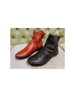 Stivaletti Bassi Con Cerniera Laterale 17 Stivaletti Bassi Con Cerniera Laterale -Stile pelletteria stivaletti bassi con cerniera laterale 7