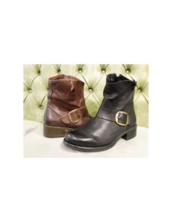 Yokono Stivaletti Bassi Con Fibbia -Stile pelletteria stivaletti bassi con fibbia 8