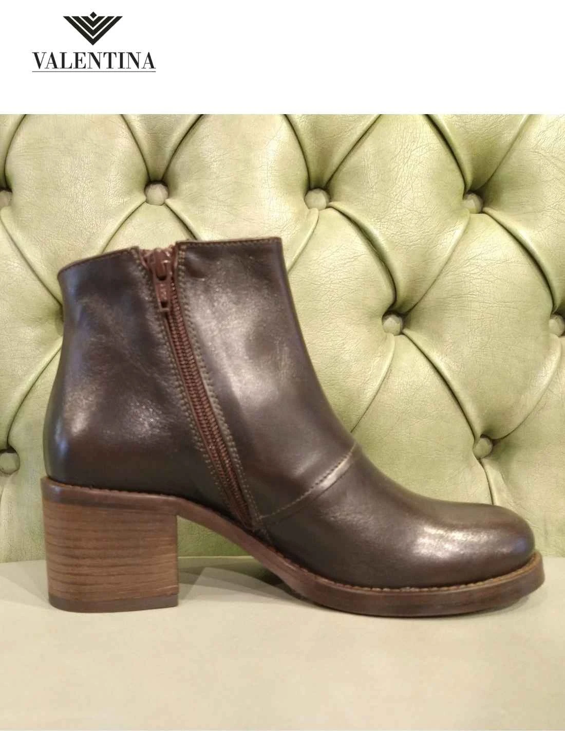 Stivaletti Bassi Con Tacco, Made In Italy 6 Stivaletti Bassi Con Tacco, Made In Italy - immagine 4