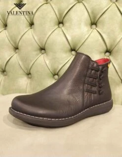 Stivaletti Bassi In Pelle Nera