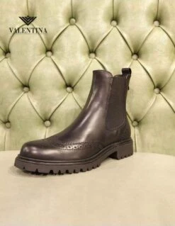 Stivaletti Beatles Alti, In Pelle Nera 15 Stivaletti Beatles Alti, In Pelle Nera -Stile pelletteria stivaletti beatles alti in pelle nera 5