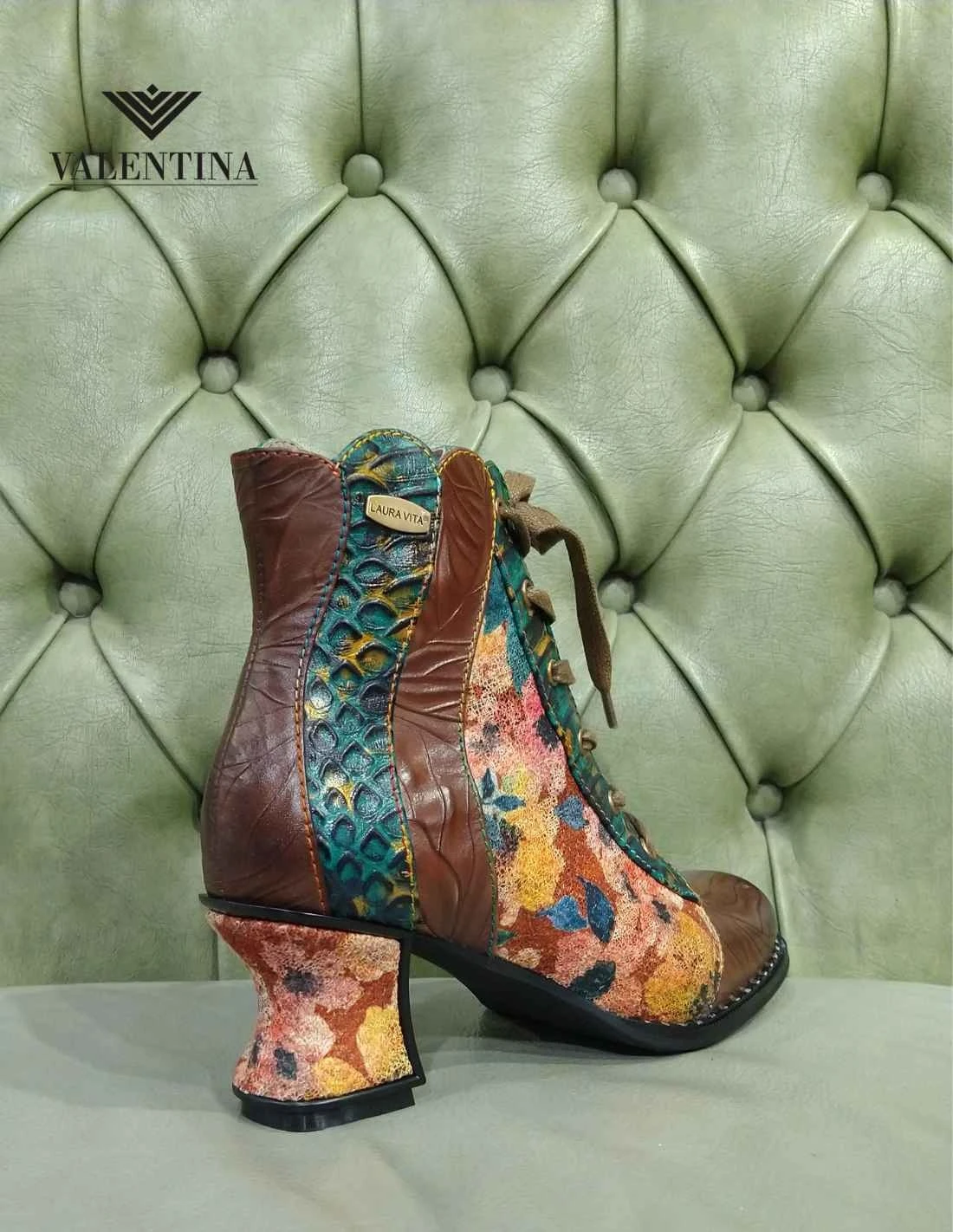 Laura Vita Stivaletti Can Can Con Tacco A Rocchetto 4 Laura Vita Stivaletti Can Can Con Tacco A Rocchetto - immagine 2