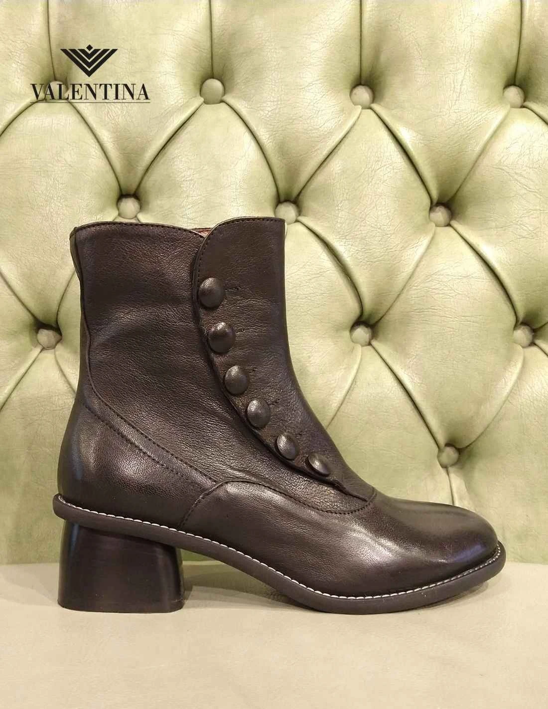 Stivaletti Con Bottoni, Made In Italy 4 Stivaletti Con Bottoni, Made In Italy - immagine 2