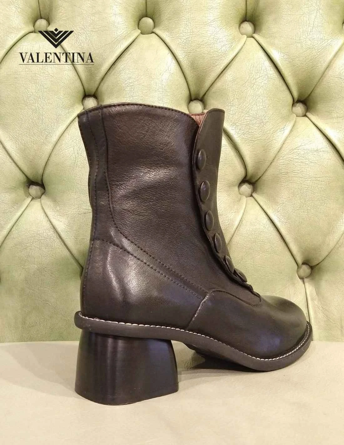 Stivaletti Con Bottoni, Made In Italy 5 Stivaletti Con Bottoni, Made In Italy - immagine 3