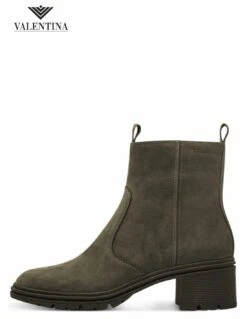 Tamaris Stivaletti Con Tacco Carrarmato, In Pelle -Stile pelletteria stivaletti con tacco carrarmato 4