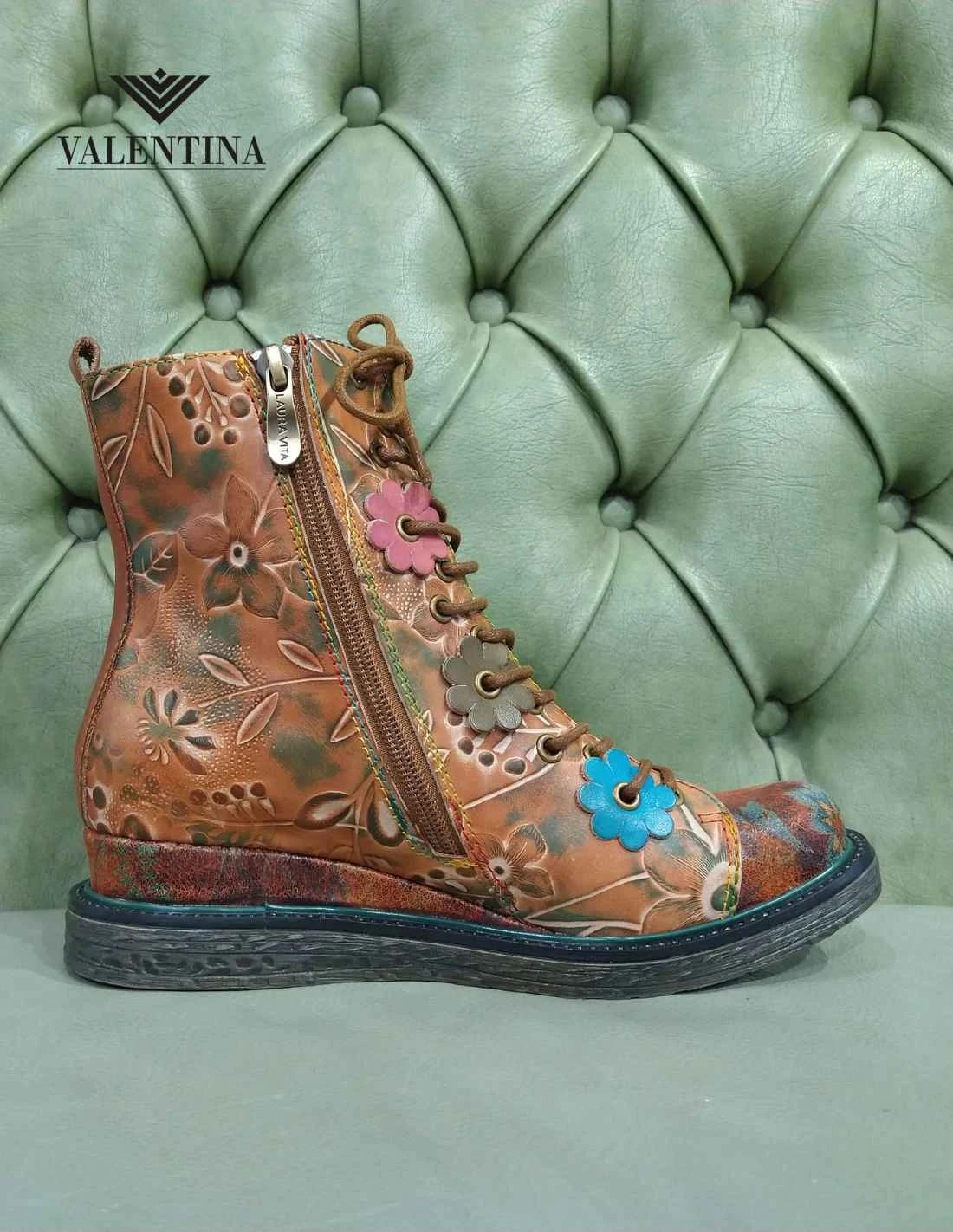 Laura Vita Stivaletti Con Zeppa E Plateau 6 Laura Vita Stivaletti Con Zeppa E Plateau - immagine 4